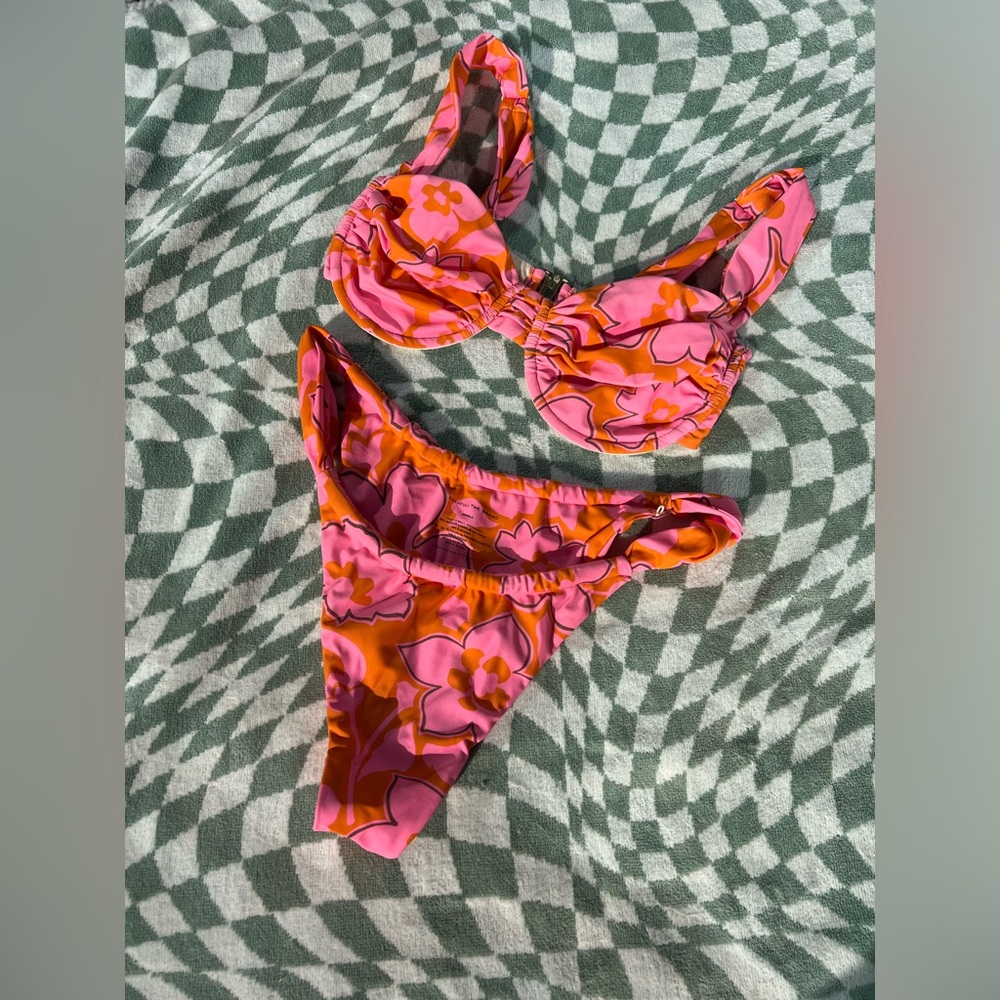 Faithfull the Brand Andez floral-print bikini briefs and top